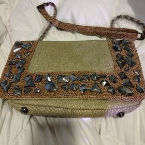 Purse, jewels, GaBaangs. Brown
